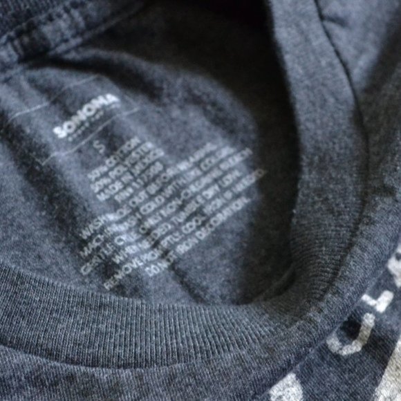 Classic Rock Guitar Graphic Gray Band T-shirt Short Sleeve Size Small - Picture 2 of 3